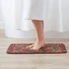 カーペットKashan Poshti Central Persian Rug Print Doormat Carpet Mat Non-Slip Footpad Bath Bath Bath Balcony Parlor Water Oil Proof