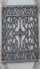Fußmatte aus Gusseisen mit Schriftrolle, Heimdekoration, rechteckig, Metall, braun, antik, Garten, Farmhourse, Tür, Theshold, Ornament 7064604