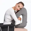 Mat Upgraded Inflatable Air Cushion Travel Pillow Headrest Chin Support Cushions for Airplane Plane Car Office Neck Nap Pillows