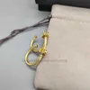 Metal oco hoop huggie designer brincos para mulheres de alta qualidade moda cor ouro orelha jóias acessórios brinco de luxo
