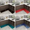 Teppiche Eovna Luxus-Anti-Öl-Küchen-Fußmatten, lange Streifen aus PU-Leder, Fußmatte für den Haushalt, wasserdicht, rutschfest, kann geschrubbt werden