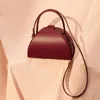 DrawString 2024 Women's Fashion Unique Mini Semicircle Form Concise Top Handle Elegant Handbag Crossbody Bag Shoulder Office Daily Daily