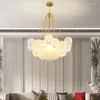 Chandeliers Northern Europe Bubble Ball Glass Designer Creative Simple Personality Bedroom Restaurant Dining Room El Chandelier