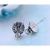 100% 925 Silber Wolf-Kopf Ohrringe Echt Sterling Silber Wolf Ohrstecker Hiphop PUNK Schmuck Mann Ohrring 240220