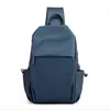 حقيبة 2024 NYLON MANS CHEST FASHION MASTENG MASTENGER Outdoor Travel Sports Cycling Actual Satchels