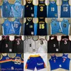 Clássico Retro Autêntico Bordado 2003-04 Basquete 15 CarmeloAnthony Jersey Vintage 3 AllenIverson 55 DikembeMutombo Jerseys Real Costurado Respirável Esporte