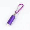 LED Flashlight Keychain Carabiner Mini Flashlight Zoom Pocket Flashlight Keyring Outdoor Tools