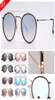 Mode Ronde Zonnebril Dames Vintage Zonnebril Dubbele Brug Zonnebril Heren Eyeware Des Lunettes De Soleil UV-bescherming Glas6550280