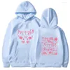 Herren Hoodies Melanie Martinez Portals Tour Kapuzenpullover Langarm Harajuku Cartoon Gedruckt Lässige Lose Kleidung