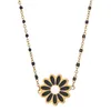 Anhänger Halsketten ZMZY Edelstahl Kette Sonnenschein Sonnenblume Für Frauen Gold Farbe Daisy Choker Charme Schmuck Geschenk