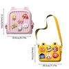 DIY Cartoon Waterproof Outdoor Handbag Kids Girls Mini Bags For Children Shoulder Bag EVA Material Waterproof For Girls Cartoon 240314