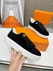 Luxury Designers Sneakers Casual Shoes Thick Soled White Black Real Leather Velvet Suede Womens Mens Espadrilles High-Quality 0316