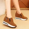 Boots 2022 Nouvelle mode Slip on Plateforme Chaussures pour femmes avec livraison gratuite LAT décontractée LOFERS FEMMES CONFORTS FEMMES Vulcanize Chaussures