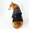 Abbigliamento per cani Set di abbigliamento elegante alla moda per animali domestici di alta qualità con nastro di fissaggio per abiti comodi Gatto alla moda