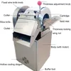 Elektriska multifunktionella grönsaker Cutter Machine Commercial Automatic Carrot Potato Onion Granular Dicer Slicer Shred