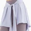 새로운 여자 요가 치마 스포츠 스포츠 요가 안티 눈부심 스트랩 스카프 댄스 요가 드레스를 덮고있는 엉덩이를 가진 일 조각 스커트