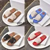 Designer Slippers Dupe AAAAA Laarzen WOODY Retro Letter Sandalen Slippers Leren Slipper Casual Plat Zomer Buiten Strand Vakantie Dupe Dames Schoenendoos