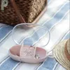 Jewelry Pouches Portable Boxes Transparent Storage Display Travel Hanging Clamshell Box Women Girl Gift