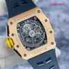 Elegance Watch RM Watch Elegant Watch RM11-03 RG Rose Gold Material Date Month Chronograph Automatic Mechanical Mens Watch