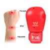 Equipamento de proteção Wesing Luvas de boxe aprovadas pela IBA para competição Luvas de boxe de microfibra Azul Vermelho 10 onças 12 onças yq240318