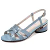 Sandali 2022 Nuova moda sandali Donne donne sandali Roman Sandals vera pelle cavetta foce di pesce medio tacco da donna apriva scarpe di punta