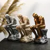 Decorative Figurines Resin Abstract Figure Sculpture Artifact Decoration Thinker Luxury Art Home Material Origin Theme Region Feature