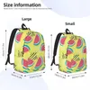 Backpack Schoolbag Student Watermelon Colorful Print Shoulder Laptop Bag School