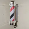 Tools Barber Pole Light Save Energy 23'' Acryl Außenzylinder Barber Shop Rotierendes Licht Friseursalon Offenes Schild für Innen- und Außenbereich