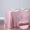 Nappe de Table rectangulaire à paillettes 120x180cm, couverture à paillettes or Rose, pour mariage, fête d'anniversaire, décoration de la maison