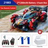 سيارة Electric/RC Car F1 DRIFT RC مع مصابيح LED MUSIC 2.4G GLOVE GESTURE RADIO REMOTE CONTRY STUNT STUNT CAR 4WD ELECTRAL الأطفال TOYSL2403