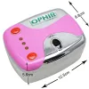 Инструменты Ophir Nail Art Tool 0,3 мм Набор аэрографов с воздушным компрессором для дизайна ногтей Аэрография Мешочек для трафаретов Набор кистей для чистки_opna001p