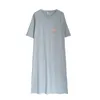 Ammande klänning hemkläder för kvinnor sommar moderskapsköterska klänningar gravida lösa avslappnade matningskläder graviditet 240311