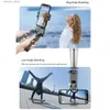 Stabilisateurs Autoportrait bâton mobile stabilisateur de joint universel adapté pour iPhone Android caméra d'action trépied téléphone poignée vidéo Q240320