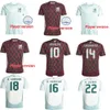2024 México Camisa de futebol Home Away RAULCHICHARITO LOZANO DOS SANTOS Clube Camisa de futebol Kit H.LOZANO Conjuntos masculinos Uniformes Versão do jogador