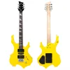 Gitara iryna elektryczna gitara 24 progów 6 sznurków gitarowa gitara klonowa gitara z kluczem 6,35 mm akcesoria gitary kablowej