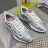 2024 neue Männer Luxus Casual Schuhe Low Tops Americas Cup Gummi Gummi Gummi-Mesh Sneaker Schwarz Schnüre-up Sportläufer Gummi Sole schöne Sneakers Größe 38-46 mit Box