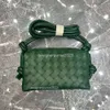 Plaid Venetta Lady Phone Loop Purse Bags Designer Bag Spring Woven Small Pillow Square Cowhide Mini Messenger 7g1c Bottegs