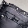 Zaino di design in nylon nero borsa da scuola per uomo e donna di moda Borse da viaggio portatili per esterni in tessuto impermeabile superiore Zaini da vacanza di grande capacità da 45 cm