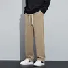 Men's Pants Roman Velvet Corduroy Trousers Korean Casual Floor Mop Warm Comfy Fashion Loose Straight Leg Wide Winter Jogger