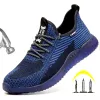 Accessories Men's Summer Work Women's Boots Antismashing Antipiercing Safety Shoes Lowtop Flying Woven Breathable Labor Insurance Shoes