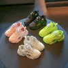Hbp sapatos infantis sem marca, moda bebê, casual, relaxado, respirável, tênis para pés pequenos, ajuste de fivela simples