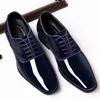 HBP Non-Brand STNM Zapatos de Cuero de Negocios Formales para Hombres Tendencia Ligera y Exclusiva Zapatos Individuales para Hombres Puntiagudos británicos de caña Baja