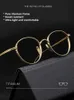 Japanese Handmade Pure Glasses Frame KMN113 Retro Oval Round Men Eyeglasse Myopia Reading Eyewear Frames 240313