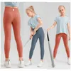 LLNew Pantalon de yoga léger et respirant pour filles, sans fil gênant, pantalon de sport serré pour enfants, doux et respectueux de la peau, offre spéciale