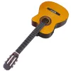 Guitar Classic Matte Matte Zakończ żółty kolor Cutaway 39 -calowy 6 -ciąg Nylon String Classic Guitar z EQ
