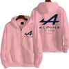 Sweats à capuche pour hommes Sweatshirts Alpine F1 Team Sweat à capuche surdimensionné Formula One Racer Sudadera Harajuku 2024 Printemps Automne Sweat Hommes/Femmes Unisexe Mode Imprimer