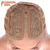 Parrucche sintetiche Chignon umani FASHION IDOL Parrucca cosplay Sintetica 30 pollici Diritta Parrucca anteriore in pizzo Ombre Bionda Parrucca colorata Resistente al calore Capelli finti per le donne 240327