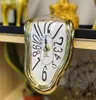 Wall Clocks Surrealistic Table Shelf Desk Fashion Clock Salvador Dali Inspired Funny Decorative Melting2289529