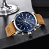 손목 시계 Benyar Watches Men Luxury Brand Quartz 시계 패션 크로노 그래프 Reloj Hombre Sports Watch Man Hour Relogio Masculino 2023 240319