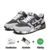 New Premia mens womens running shoes Italy mick lander django sheepskin genuine leather trainers sport sneakers for men and women